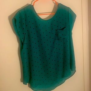 Dressy green blouse